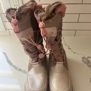 Landsend Kids Pink Winter Boots